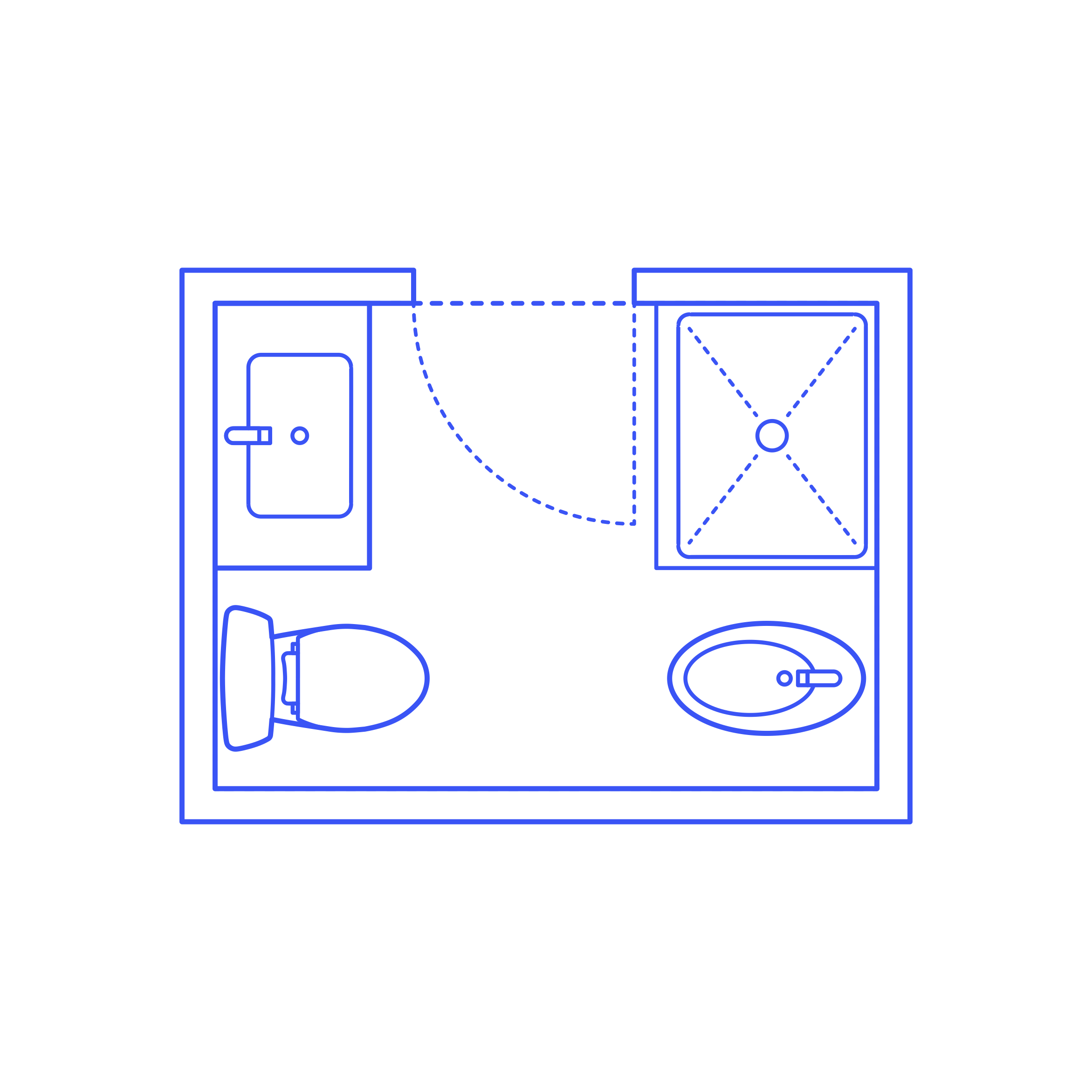 Layouts Bathrooms Three Quarter Bidet 2 Wall Facing Ink Drawing Svg Vector Free Vectors